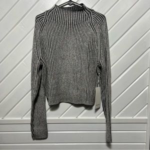 ** Lululemon cotton cashmere blend mock neck sweater color PCW1/DKHG